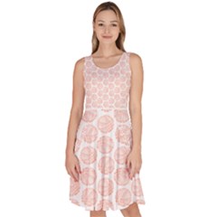 Basketball T- Shirt Basket Ball Pattern T- Shirt Knee Length Skater Dress With Pockets by maxcute