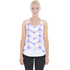 Bat Pattern T- Shirt Bats And Bows Blue Orange T- Shirt Piece Up Tank Top by maxcute