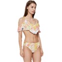 Bird Lover T- Shirtbird T- Shirt (29) Ruffle Edge Tie Up Bikini Set	 View3