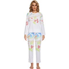 Bird Lover T- Shirtbird T- Shirt (35) Womens  Long Sleeve Lightweight Pajamas Set by maxcute