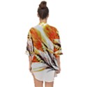 Boho Fire Feather Pattern T- Shirt Boho Fire Feather Pattern T- Shirt Open Front Chiffon Kimono View2