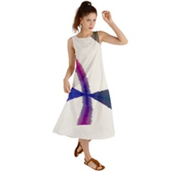 Colorful Abstract Texture Art Design T- Shirt Colorful Abstract Texture Art Design T- Shirt Summer Maxi Dress by maxcute