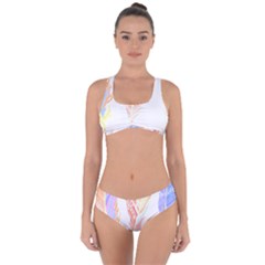 Feathers Design T- Shirtfeathers T- Shirt (1) Criss Cross Bikini Set by maxcute