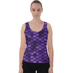 Purple Scales! Velvet Tank Top by fructosebat