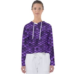 Purple Scales! Women s Slouchy Sweat by fructosebat