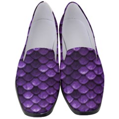 Purple Scales! Women s Classic Loafer Heels by fructosebat