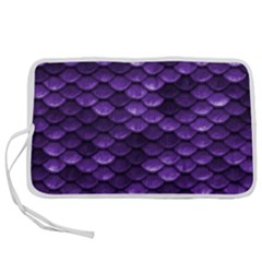 Purple Scales! Pen Storage Case (l) by fructosebat