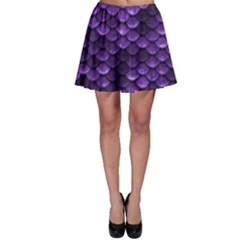 Purple Scales! Skater Skirt by fructosebat