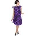 Purple Scales! Tie Up Tunic Dress View2