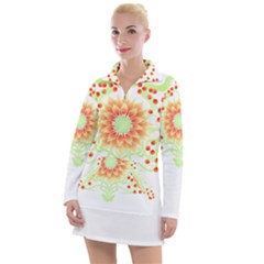 Flowers Art T- Shirtflowers T- Shirt (7) Women s Long Sleeve Casual Dress by maxcute