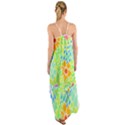 Flowers T- Shirt Colorful Flowers T- Shirt Cami Maxi Ruffle Chiffon Dress View2