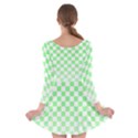 Green Checker T- Shirt Green Checker T- Shirt Long Sleeve Skater Dress View2