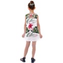 Hawaii T- Shirt Hawaii Blood Flower Garden T- Shirt Kids  Cross Back Dress View2