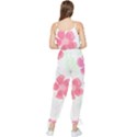 Hawaii T- Shirt Hawaii Florestalense Pattern T- Shirt Sleeveless Tie Ankle Chiffon Jumpsuit View2