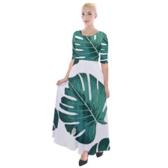 Hawaii T- Shirt Hawaii High Flower Modern T- Shirt Half Sleeves Maxi Dress by maxcute