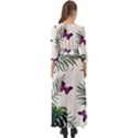 Hawaii T- Shirt Hawaii Lent Flowers Pattern T- Shirt Button Up Boho Maxi Dress View2