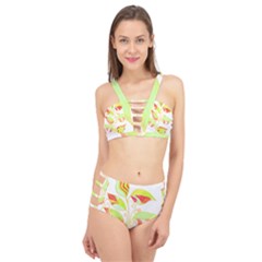 Leaves Art T- Shirtleaves T- Shirt Cage Up Bikini Set by maxcute