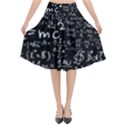 E=mc2 Text Science Albert Einstein Formula Mathematics Physics Flared Midi Skirt View1