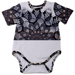 Mandala T- Shirt Mandala The Sunrise Series 001 T- Shirt Baby Short Sleeve Bodysuit by maxcute