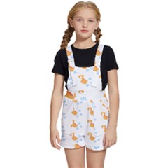 Pet T- Shirtdog And Cat Lover Pattern T- Shirt Kids  Short Overalls by maxcute