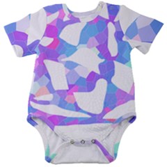 Silhouette Design T- Shirt Silhouette Design Abstract Maze Geometric Abstract Colours T- Shirt Baby Short Sleeve Bodysuit by maxcute