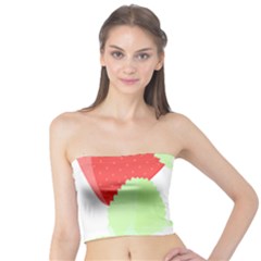 Strawberry T- Shirt Strawberries And Blossoms T- Shirt Tube Top by maxcute