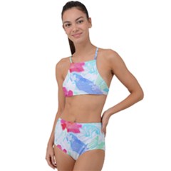 Tropical T- Shirt Tropical Attractive Forest T- Shirt High Waist Tankini Set by maxcute