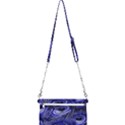 Purple Peacock Feather Mini Crossbody Handbag View2