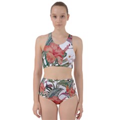 Tropical T- Shirt Tropical Fashion Florealense T- Shirt Racer Back Bikini Set by maxcute