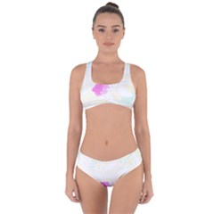 Tropical T- Shirt Tropical Graceful Branches T- Shirt Criss Cross Bikini Set by maxcute