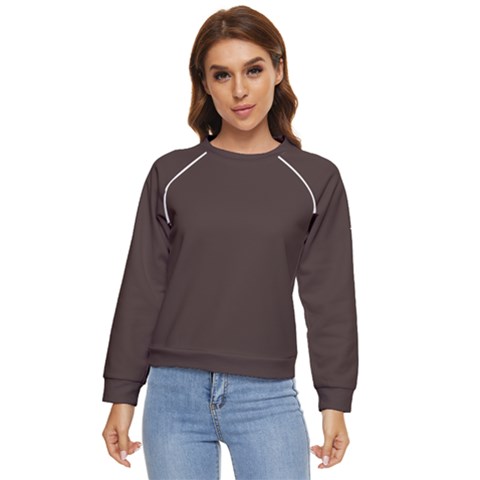 Mahogany Muse Women s Long Sleeve Raglan Tee by HWDesign