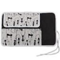 Pattern Cats Black Feline Kitten Pen Storage Case (M) View2