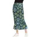 Digitalartflower Maxi Fishtail Chiffon Skirt View1