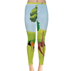 Mother And Daughter Y Inside Out Leggings by SymmekaDesign