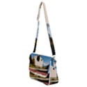  Us ventag eagles Travel Poster Graphic Style Redbleuwhite  Shoulder Bag with Back Zipper View2