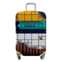 Abstract Statistics Rectangles Classification Luggage Cover (Small) View1