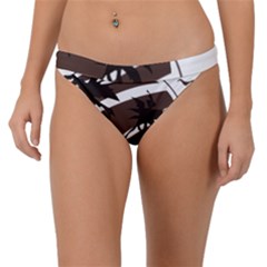 Palm Tree Design-01 (1) Band Bikini Bottoms by thenyshirt