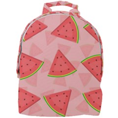 Background Watermelon Pattern Fruit Food Sweet Mini Full Print Backpack by Jancukart