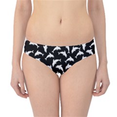 Dolphins Fish Pattern Ocean Sea Fins Aquatic Hipster Bikini Bottoms by Jancukart