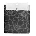 Flower Pattern Background Floral Beautiful Bloom Duvet Cover Double Side (Full/ Double Size) View2