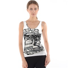 Scarface Movie Traditional Tattoo Tank Top by tradlinestyle