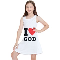 I Love God Kids  Lightweight Sleeveless Dress by ilovewhateva