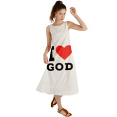 I Love God Summer Maxi Dress by ilovewhateva