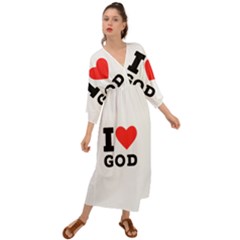 I Love God Grecian Style  Maxi Dress by ilovewhateva