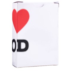 I Love God Playing Cards Single Design (rectangle) With Custom Box by ilovewhateva