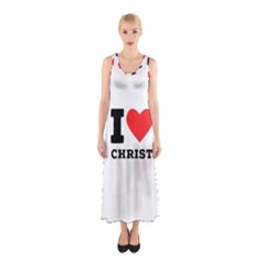 I Love Christ Sleeveless Maxi Dress by ilovewhateva