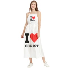 I Love Christ Boho Sleeveless Summer Dress by ilovewhateva