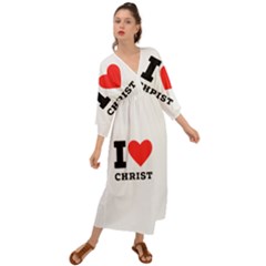 I Love Christ Grecian Style  Maxi Dress by ilovewhateva