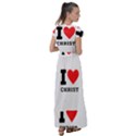 I love christ Flutter Sleeve Maxi Dress View2