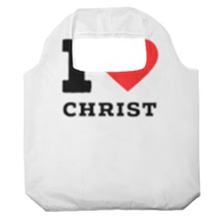 I Love Christ Premium Foldable Grocery Recycle Bag by ilovewhateva